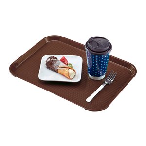 Cambro Taca z polipropylenu Fast Food, fakturowana powierzchnia brązowa Cambro Taca z polipropylenu Fast Food, fakturowana powierzchnia brązowa