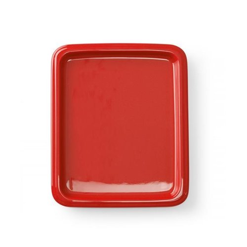 Fine Dine Taca porcelanowa GN, czerwona GN 2/4 Fine Dine Taca porcelanowa GN, czerwona GN 2/4