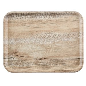 Cambro Taca laminowana Capri, prostokątna z gładką powierzchnią  jasny dąb Cambro Taca laminowana Capri, prostokątna z gładką powierzchnią  jasny dąb