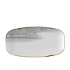 Churchill Talerz prostokątny Homespun Accents Jasper Grey 298x153 mm
