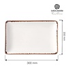 Fine Dine Talerz prostokątny Vanilla 300x200