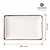 Fine Dine Talerz prostokątny Vanilla 300x200