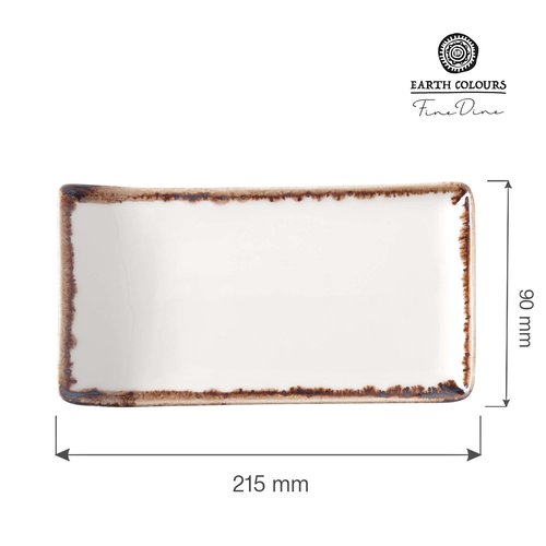 Fine Dine Talerz serwingowy Vanilla 215x90 mm Fine Dine Talerz serwingowy Vanilla 215x90 mm