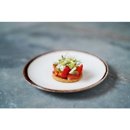 Fine Dine Talerz serwingowy Vanilla 215x120 mm Fine Dine Talerz serwingowy Vanilla 215x120 mm