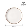 Fine Dine Talerz z wysokim rantem Vanilla 210