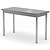 XXLselect Stół centralny bez półki Budget Line, skręcany 1200x600x(h)850 mm