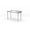 XXLselect Stół przyścienny bez półki Budget Line, skręcany 1000x600x(h)850 mm