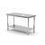 XXLselect Stół centralny z półką, skręcany, głębokość 600 mm, Kitchen Line, 800x600x(h)850mm