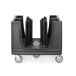 AmerBox Wózek do transportu talerzy, AmerBox, czarny, 985x760x(h)900 mm AmerBox Wózek do transportu talerzy, AmerBox, czarny, 985x760x(h)900 mm