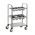 Saro Stainless Steel 3 Tier Service Trolley 980 x 630 x 400 mm