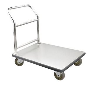 Saro Wózek transportowy ze stali nierdzewnej | 900x600x(H)900mm Saro Wózek transportowy ze stali nierdzewnej | 900x600x(H)900mm