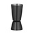 BarUp Miarka barmańska 25ml / 35ml, czarna, Ø40x(h)75mm