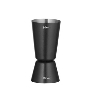 BarUp Miarka barmańska 25ml / 50ml, czarna, Ø45x(h)86mm BarUp Miarka barmańska 25ml / 50ml, czarna, Ø45x(h)86mm
