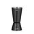 BarUp Miarka barmańska 25ml / 50ml, czarna, Ø45x(h)86mm