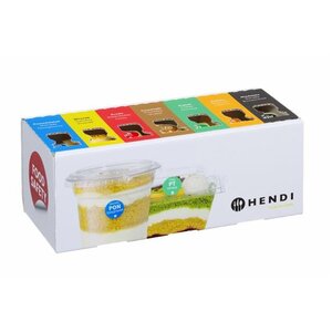 Hendi Zestaw etykiet jednorazowych Food Safety na każdy dzień tygodnia z podajnikiem 240x80x(H)100mm Hendi Zestaw etykiet jednorazowych Food Safety na każdy dzień tygodnia z podajnikiem 240x80x(H)100mm