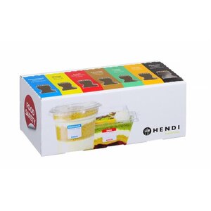 Hendi Zestaw etykiet wielorazowych Food Safety na każdy dzień tygodnia z podajnikiem 240x80x(H)100mm Hendi Zestaw etykiet wielorazowych Food Safety na każdy dzień tygodnia z podajnikiem 240x80x(H)100mm