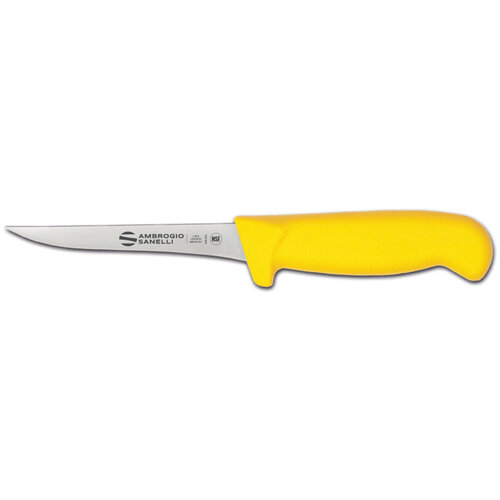 Ambrogio Sanelli Ambrogio Sanelli Supra Colore, nóż do trybowania, wąski, 12 cm, żółty Ambrogio Sanelli Ambrogio Sanelli Supra Colore, nóż do trybowania, wąski, 12 cm, żółty