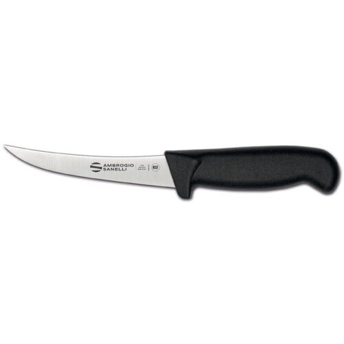 Ambrogio Sanelli Ambrogio Sanelli Supra, nóż do trybowania, zakrzywiony, giętki, 13 cm Ambrogio Sanelli Ambrogio Sanelli Supra, nóż do trybowania, zakrzywiony, giętki, 13 cm