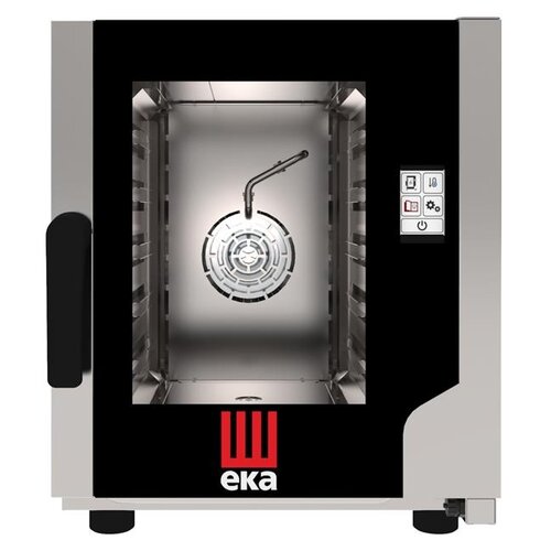 EKA Piec konwekcyjno-parowy 5 x GN 2/3 elektryczny 3,2 kWz bezpośrednim natryskiem, ekranem dotykowym EKA Piec konwekcyjno-parowy 5 x GN 2/3 elektryczny 3,2 kWz bezpośrednim natryskiem, ekranem dotykowym