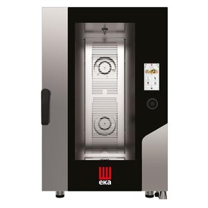 EKA Piec konwekcyjno-parowy 11 x GN 1/1 elektryczny 19 kW z bojlerem, ekranem dotykowym, z systemem myjącym i sondą EKA Piec konwekcyjno-parowy 11 x GN 1/1 elektryczny 19 kW z bojlerem, ekranem dotykowym, z systemem myjącym i sondą