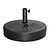 Bolero Podstawa parasola 505x500x(h)306 mm, czarna