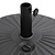 Bolero Podstawa parasola 505x500x(h)306 mm, czarna
