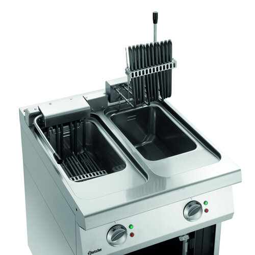 Bartscher Frytownica elektryczna 2-komorowa stacjonarna 11L, 17.4 kW Bartscher Frytownica elektryczna 2-komorowa stacjonarna 11L, 17.4 kW