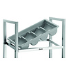 Bartscher Wózek na sztućce 2 półkowy 595x305x(h)1205 mm