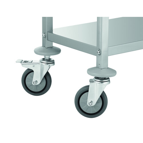 Bartscher Wózek na sztućce 2 półkowy 595x305x(h)1205 mm Bartscher Wózek na sztućce 2 półkowy 595x305x(h)1205 mm