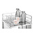 Bartscher Wózek gastronomiczny 10x 1/1 GN 580x685x(h)1840 mm
