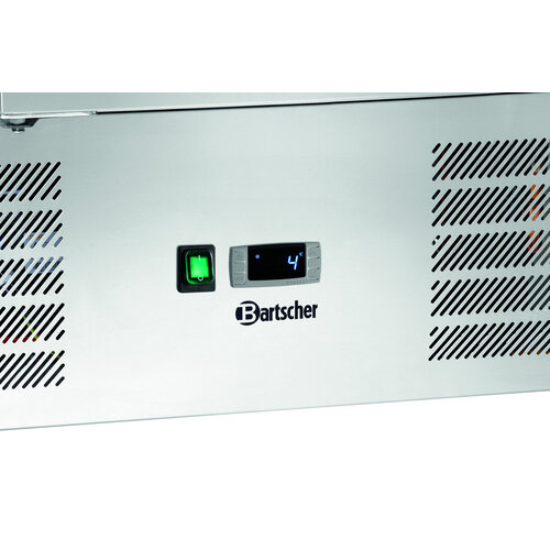 Bartscher Stół chłodniczy sałatkowy 2-drzwiowy, 2 x 1/1 GN + 3 x 1/6 GN, 260L od 0 do 10°C, agregat na dole Bartscher Stół chłodniczy sałatkowy 2-drzwiowy, 2 x 1/1 GN + 3 x 1/6 GN, 260L od 0 do 10°C, agregat na dole