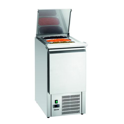 Bartscher Stół chłodniczy 1-drzwiowy, 140L, 1x 1/1 GN od 0 do 10°C, agergat dolny Bartscher Stół chłodniczy 1-drzwiowy, 140L, 1x 1/1 GN od 0 do 10°C, agergat dolny