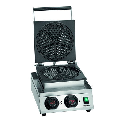 Bartscher Gofrownica do gofrów belgijskich w kształcie serca 1.8 kW