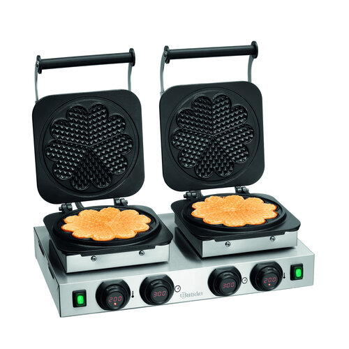 Bartscher Gofrownica do gofrów belgijskich w kształcie serca 4.4 kW