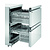 Bartscher Chłodziarka szufladowa 167W, 600x600x(h)845 mm