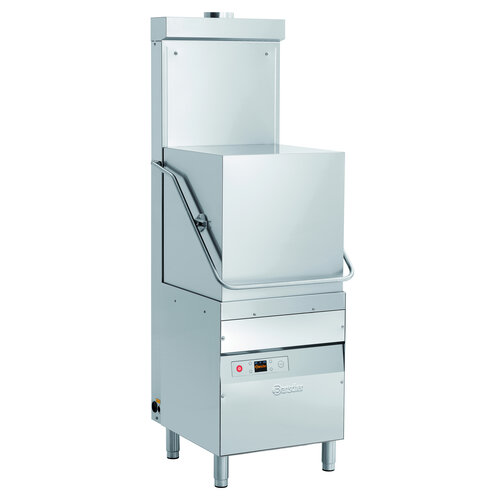 Bartscher Zmywarka tunelowa 500 x 500 mm do 45 koszy z dozownikiem płynu myjącego, pompą spustową i pompą wspomagającą płukanie Bartscher Zmywarka tunelowa 500 x 500 mm do 45 koszy z dozownikiem płynu myjącego, pompą spustową i pompą wspomagającą płukanie