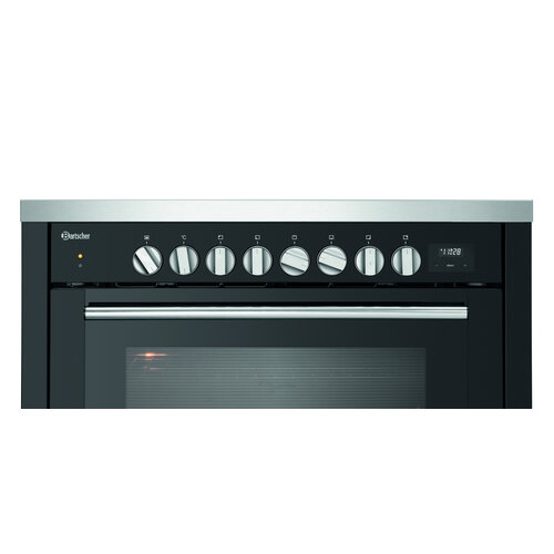 Bartscher Kuchnia indukcyjna z 6 polami grzewczymi z piekarnikiem 10,5 kW, 400V Bartscher Kuchnia indukcyjna z 6 polami grzewczymi z piekarnikiem 10,5 kW, 400V