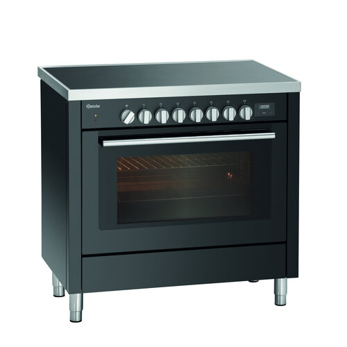 Bartscher Kuchnia indukcyjna z 6 polami grzewczymi z piekarnikiem 10,5 kW, 400V Bartscher Kuchnia indukcyjna z 6 polami grzewczymi z piekarnikiem 10,5 kW, 400V