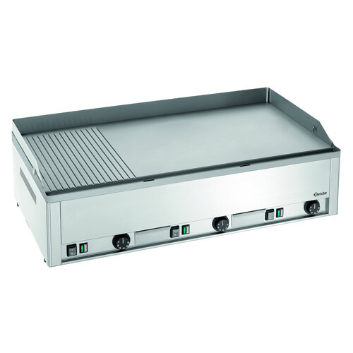 Bartscher Elektryczna płyta grillowa, gładka/ryflowana 9 kW Bartscher Elektryczna płyta grillowa, gładka/ryflowana 9 kW