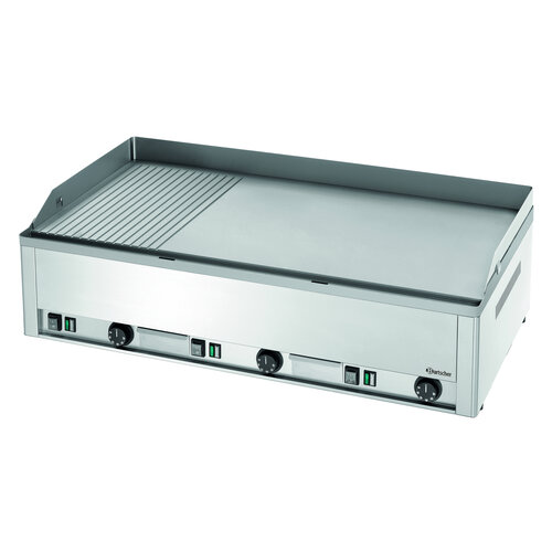 Bartscher Elektryczna płyta grillowa, gładka/ryflowana 9 kW Bartscher Elektryczna płyta grillowa, gładka/ryflowana 9 kW
