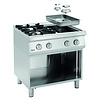 Bartscher Kuchnia gazowa z 4 palnikami na podstawie otwartej 29,4 kW Bartscher Kuchnia gazowa z 4 palnikami na podstawie otwartej 29,4 kW