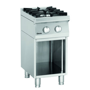 Bartscher Kuchnia gazowa z 2 palnikami na podstawie otwartej 14,7 kW Bartscher Kuchnia gazowa z 2 palnikami na podstawie otwartej 14,7 kW