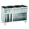 Bartscher Kuchnia gazowa z 6 palnikami na podstawie otwartej 44,1 kW Bartscher Kuchnia gazowa z 6 palnikami na podstawie otwartej 44,1 kW