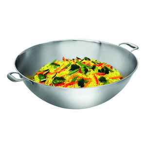 Bartscher Patelnia wok ze stali nierdzewnej Ø510 mm