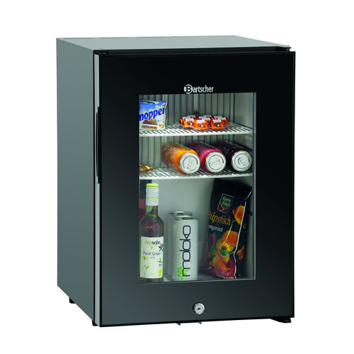 Bartscher Mini bar chłodniczy 34L z przeszklonymi drzwiami Bartscher Mini bar chłodniczy 34L z przeszklonymi drzwiami