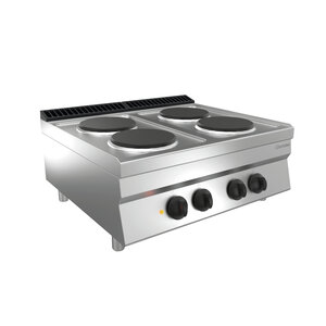 Bartscher Kuchnia elektryczna z 4 polami grzewczymi 10.4 kW Bartscher Kuchnia elektryczna z 4 polami grzewczymi 10.4 kW