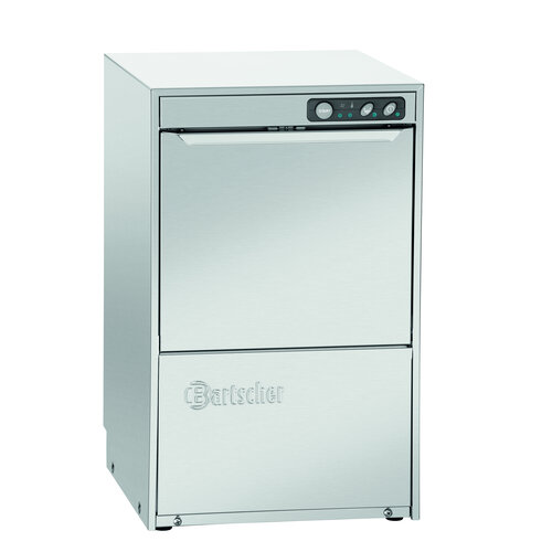 Bartscher Zmywarka podblatowa 350 x 350 mm do 30 koszy z dozownikiem płynu myjącego i pompą wspomagającą płukanie Bartscher Zmywarka podblatowa 350 x 350 mm do 30 koszy z dozownikiem płynu myjącego i pompą wspomagającą płukanie
