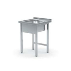 INOXI Zlew porządkowy bez półki 550x500x(h)750 mm INOXI Zlew porządkowy bez półki 550x500x(h)750 mm