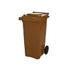 Saro 2-kołowy duży pojemnik na odpady, 120L, brązowy Saro 2-kołowy duży pojemnik na odpady, 120L, brązowy