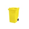 Saro 2-kołowy duży pojemnik na odpady, 240L, żółty Saro 2-kołowy duży pojemnik na odpady, 240L, żółty